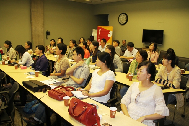 TESOL Training Program - Participants in training in the University of Regina's Global Learning Centre
